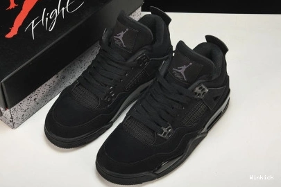 JORDAN WOMEN CU1110-0101 BLACK 4 AIR 2020 （GS) CAT 0915